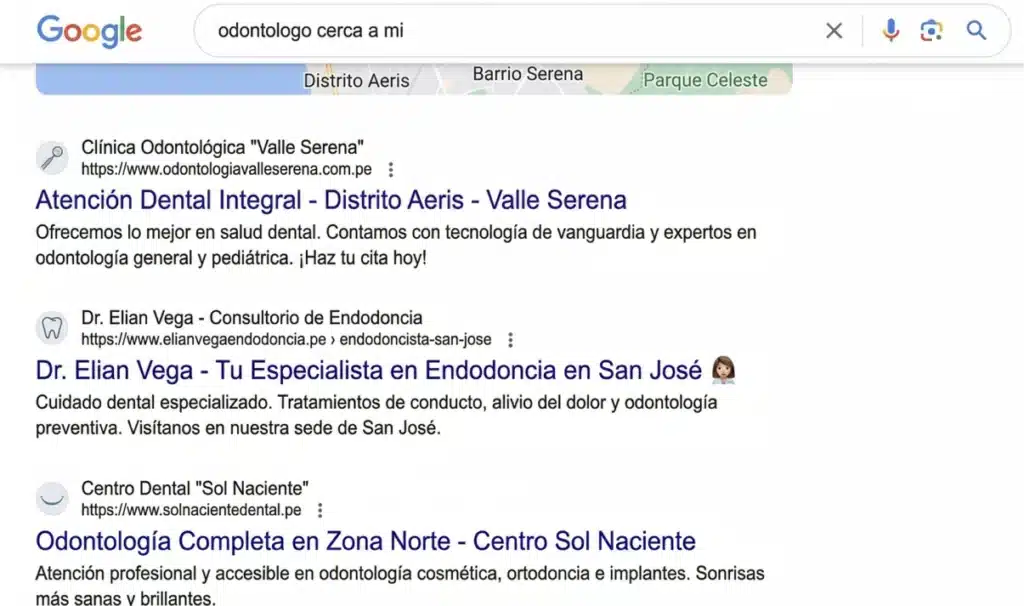 diseño web para medicos